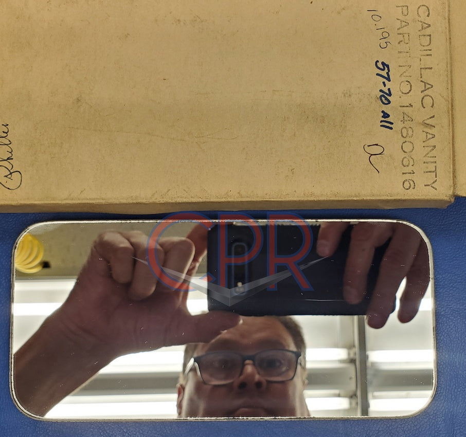 1957 1970 Cadillac Vanity Mirror Repro CPR Cadillac Restoration Parts