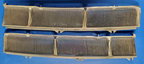 1957 Cadillac Cowl Grille (2 pc.) - Rechromed