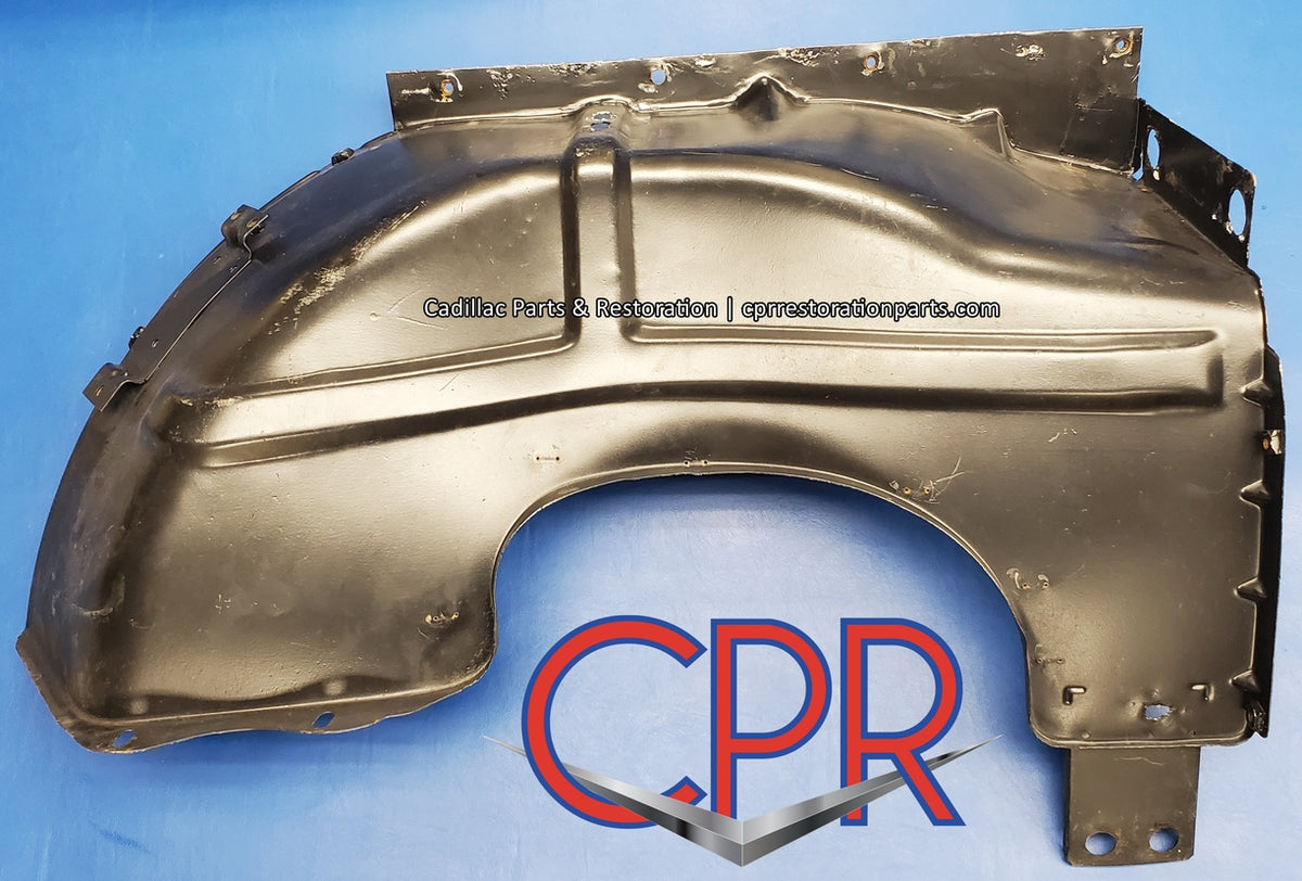 1959 1960 Cadillac Inner Fender Wheel Well - Left Driver Side (01) – CPR Cadillac Restoration Parts