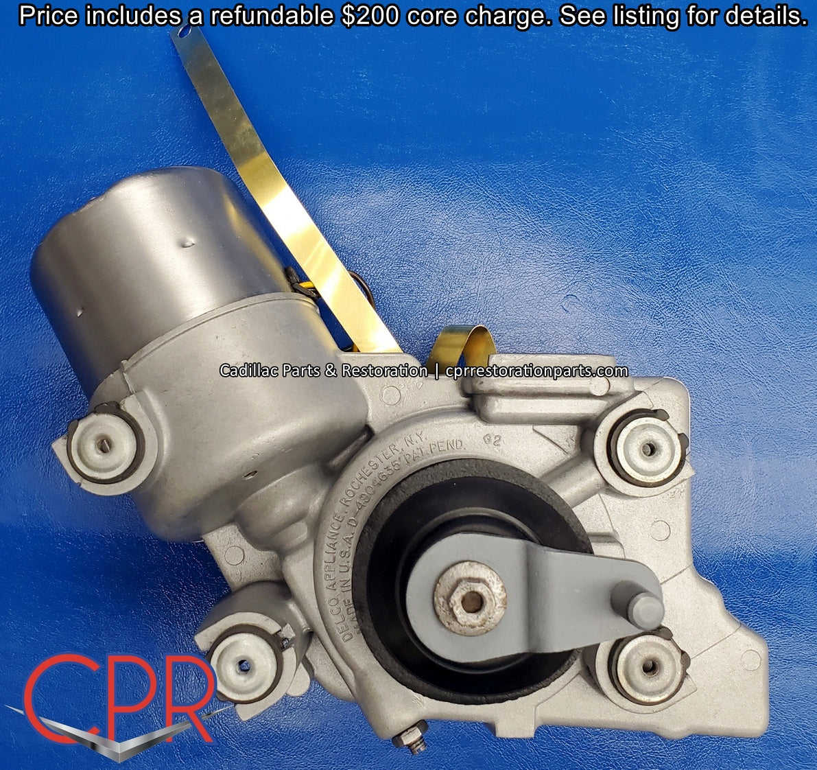 1959 1960 Cadillac Wiper Motor & Washer Pump - Rebuilt & Show 1959 1960 Cadillac Wiper Motor & Washer Pump - Rebuilt & Show