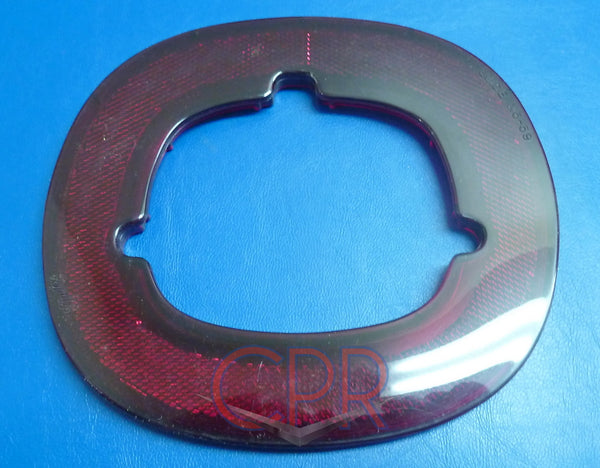 1959 Cadillac Back Up Lens, Red Reflex NOS Part 5949901