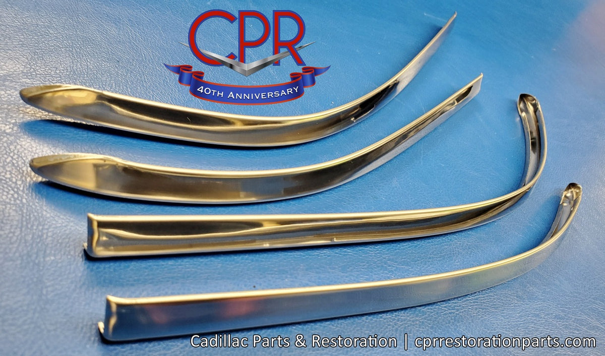 1960 Cadillac Eyebrow Moldings - Reproduction – CPR Cadillac