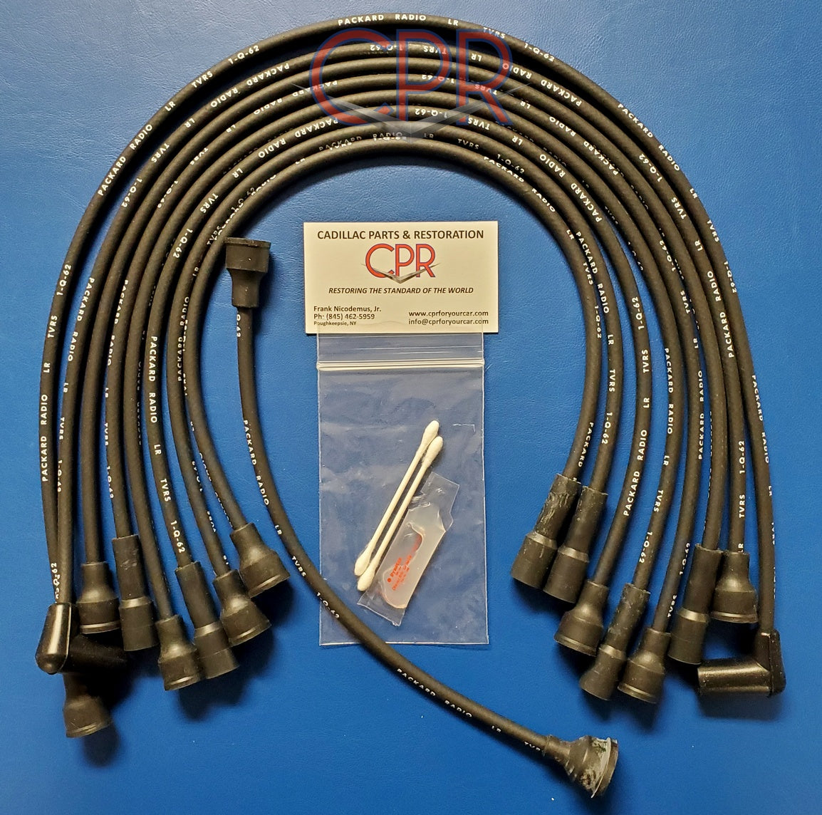 1962 Cadillac Spark Plug Ignition Wires Date Stamped "1Q62" CPR