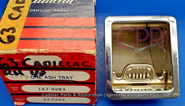 1963 Instr. Panel Cadillac Ash Tray RH - NOS