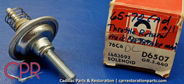 1965 1966 1967 1968 1969 1970 Cadillac Carburetor Throttle Return Check Assembly on intake manifold - NOS