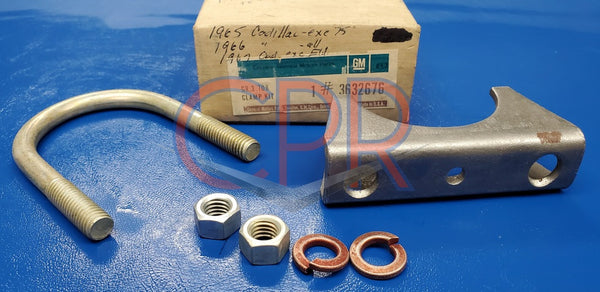 1965 1966 1967 Cadillac Exhaust Pipe Clamp Kit - NOS 3632676