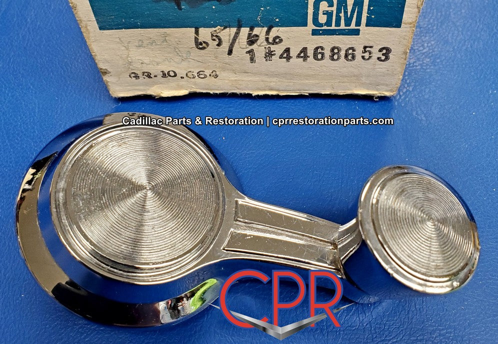 1965 Cadillac 75 Series Front Door Vent Window Handle NOS CPR