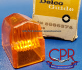 1965 Cadillac Top of Fender Turn Signal Lamp Lens, Right Side - NOS. Part# 5956374