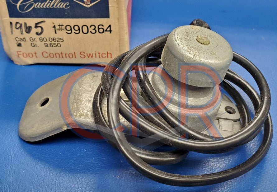 1965 Cadillac Radio Foot Selector Control NOS CPR Cadillac
