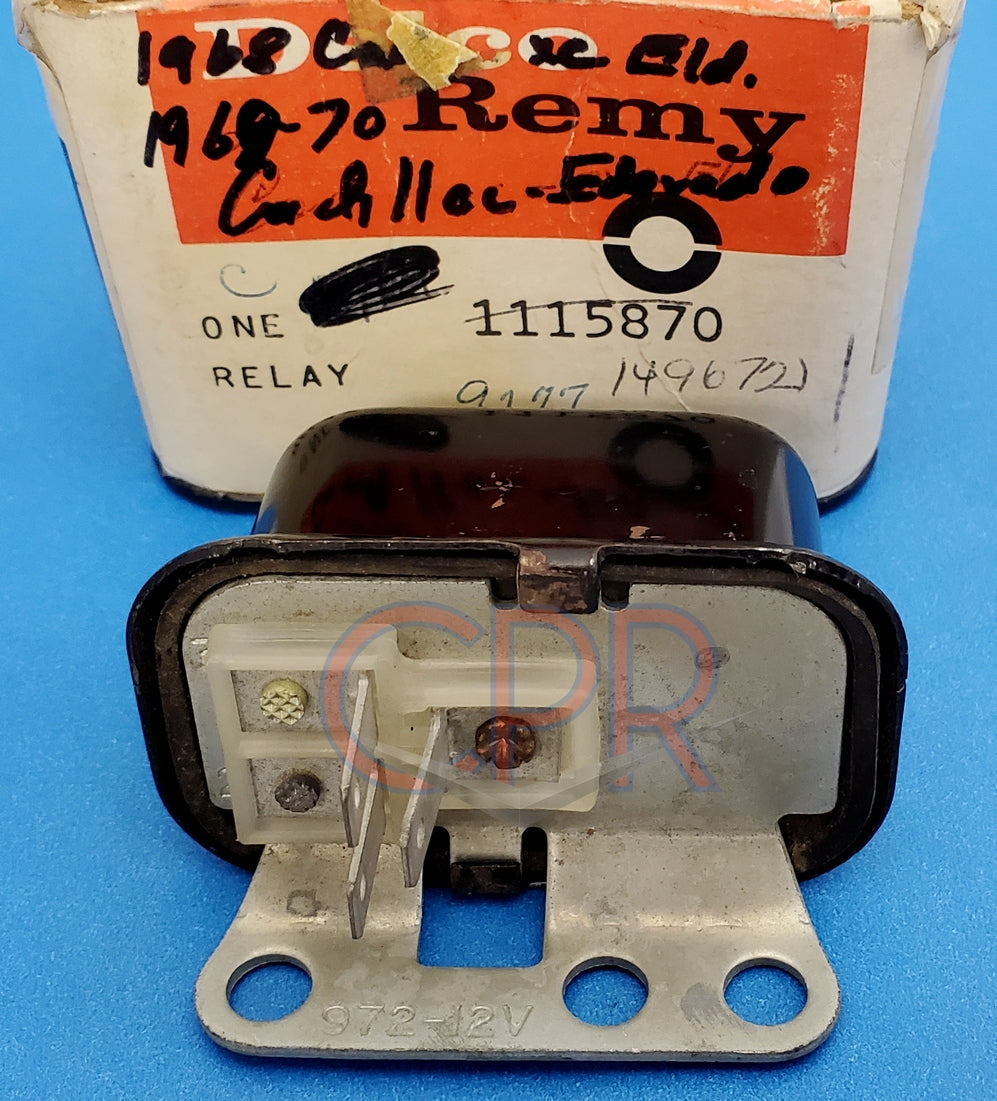 1968 1969 1970 Cadillac A/C Air Conditioning Blower Control Relay NO