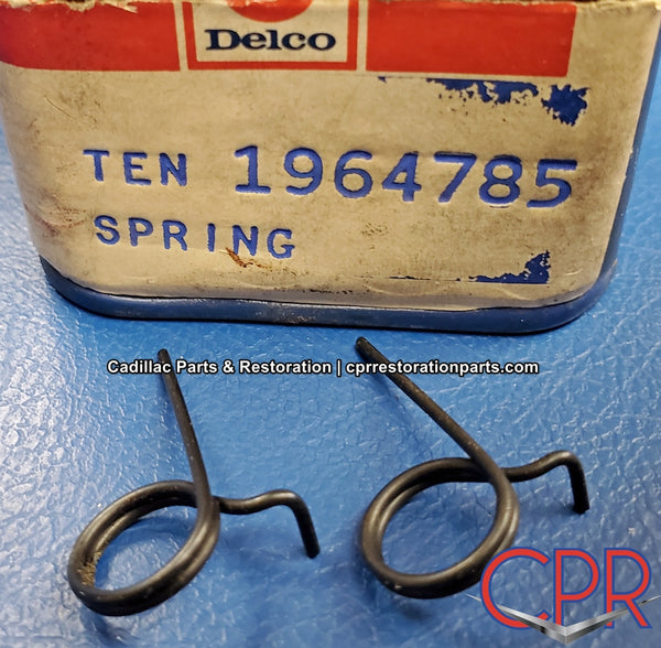 1969 1970 1971 1972 1973 1974 1975 1976 through 1992 Cadillac Directional Turn Signal Cancelling Spring (Left, on Switch) - NOS. Part# 1964785