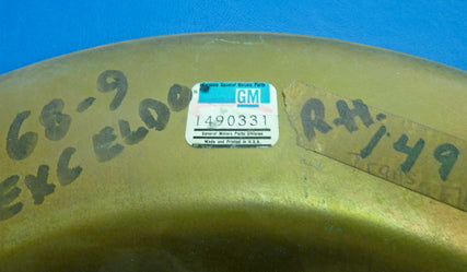 1968 Cadillac Eldorado disc brake shield