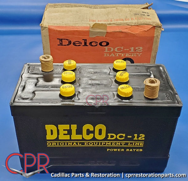 1957 1958 1959 1960 1961 1962 1963 Cadillac Original NOS DELCO DC12 Battery