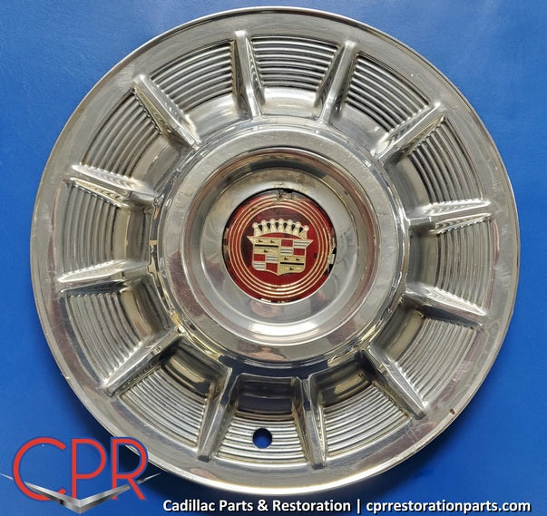 1957 Cadillac Wheel Covers Hub Caps Set 1 CPR Cadillac Restoration Parts
