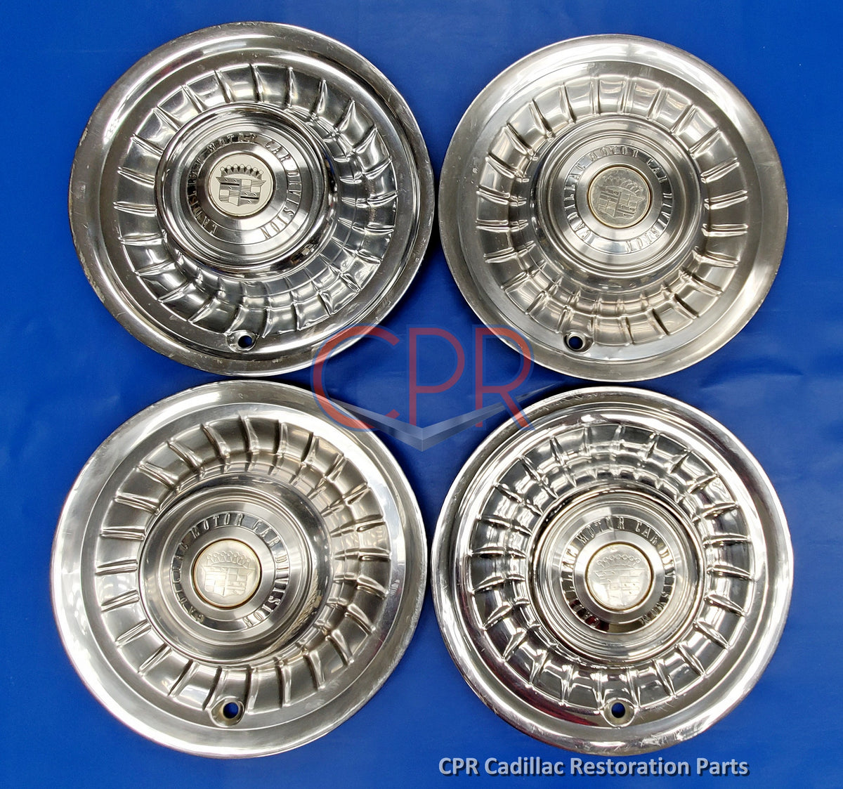 1958 1959 Cadillac Wheel Covers Hub Caps CPR Cadillac Restoration Parts