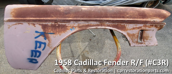 1958 Cadillac Fender - Right Side 