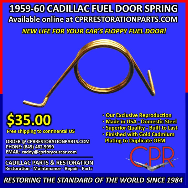 1959 1960 Cadillac Fuel Door Spring