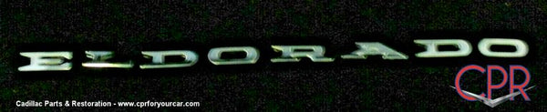 1959 Cadillac Eldorado Trunk Letters