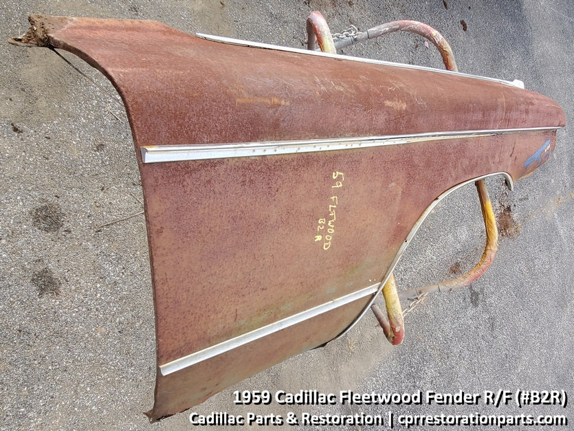 1959 Cadillac Fleetwood Fender Right Side CPR Cadillac Restoration