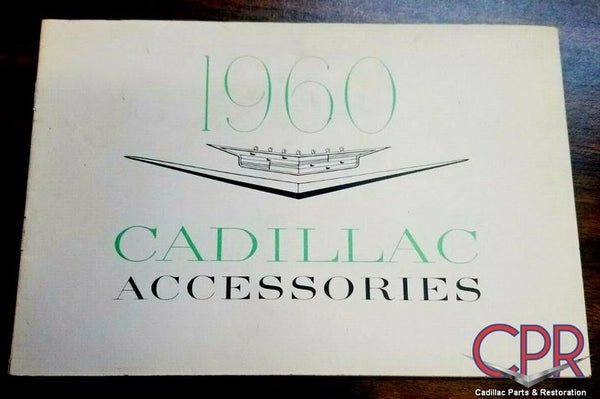 1960 Cadillac accessories literature