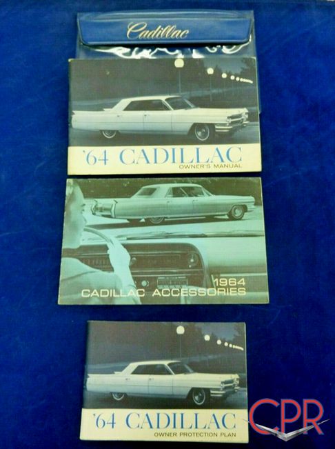 1964 Cadillac Owner's Manual Original – CPR Cadillac Restoration Parts