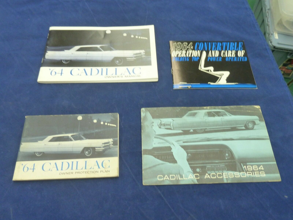1964 Cadillac Owner's Manual Original CPR Cadillac Restoration Parts