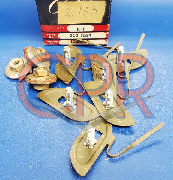 1955 & 1956 Cadillac Door Moulding Clip Et Of 8 NEW OUT OF TOCK