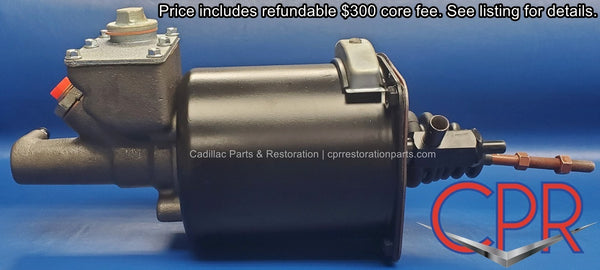 1956 Cadillac Delco Moraine Brake Booster and Master Cylinder - Rebuilt
