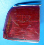 1956 Cadillac Rear Lamp Light Lens w Chrome Molding & inner Lens - NOS 5947288