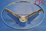 From Cadillac Parts & Restoration (CPR): 1957 Cadillac horn ring - 1958 Cadillac horn ring.