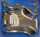 Right side 1958 Cadillac Rear Bumper End from Cadillac Parts & Restoration. 1957 Cadillac bumper end.