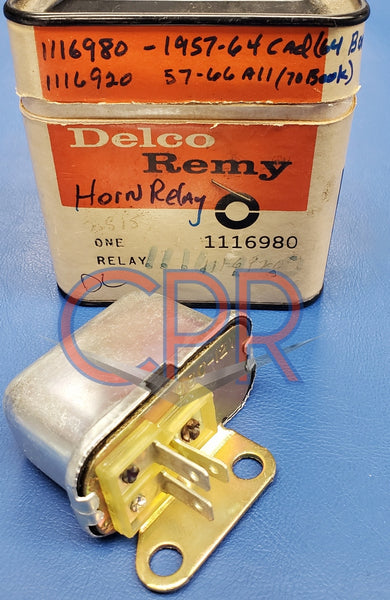 1957 1958 1959 1960 1961 1952 1963 1964 1965 1966 Cadillac Horn/Door Lock Relay - NOS. Part# 1116920