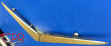 NOS 1957 Cadillac Hood Vee - RARE!  Offered by Cadillac Parts & Restoration (CPR). Gold anodized unlike the incorrect gold plated reproductions.