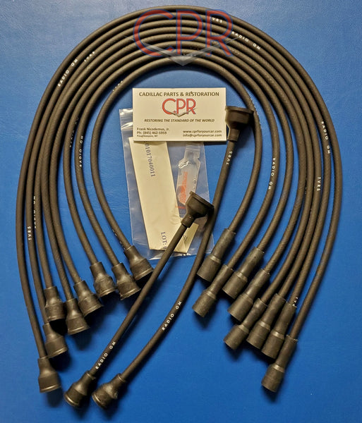 1957 Cadillac Spark Plug Ignition Wires. Stamped Radio GM