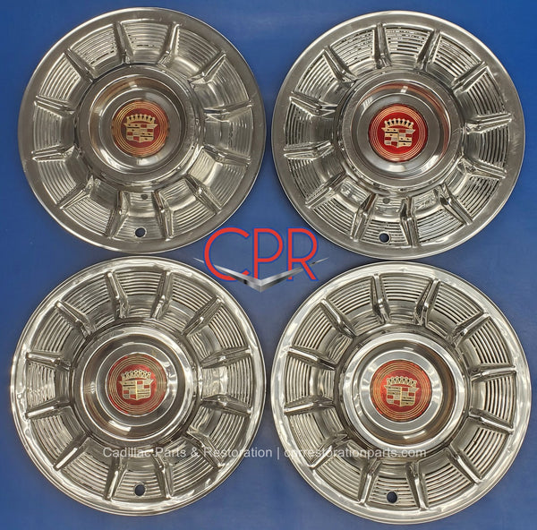 1957 Cadillac Wheel Covers, Hub Caps