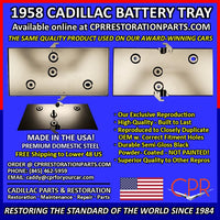 1958 Cadillac battery tray cpr