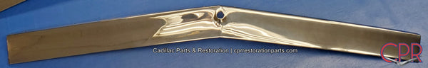 Restored 1959 Cadillac Eldorado/Fleetwood Trunk Extension Molding from Cadillac Parts & Restoration