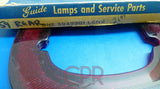 1959 Cadillac Back Up Lens, Red Reflex NOS Part 5949901