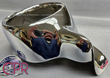 Rear bumper end for a 1959 Cadillac, left drivers side.