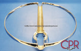Driver quality 1959 Cadillac horn ring from Cadillac Parts & Restoration (CPR).