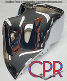 Triple chrome plated 1959 Cadillac bumper end - part of  a cocnours quality three piece rear bumper set.