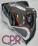 Rear 1959 Cadillac bumper end - part of a 3 piece triple chrome plated rea bumper set.