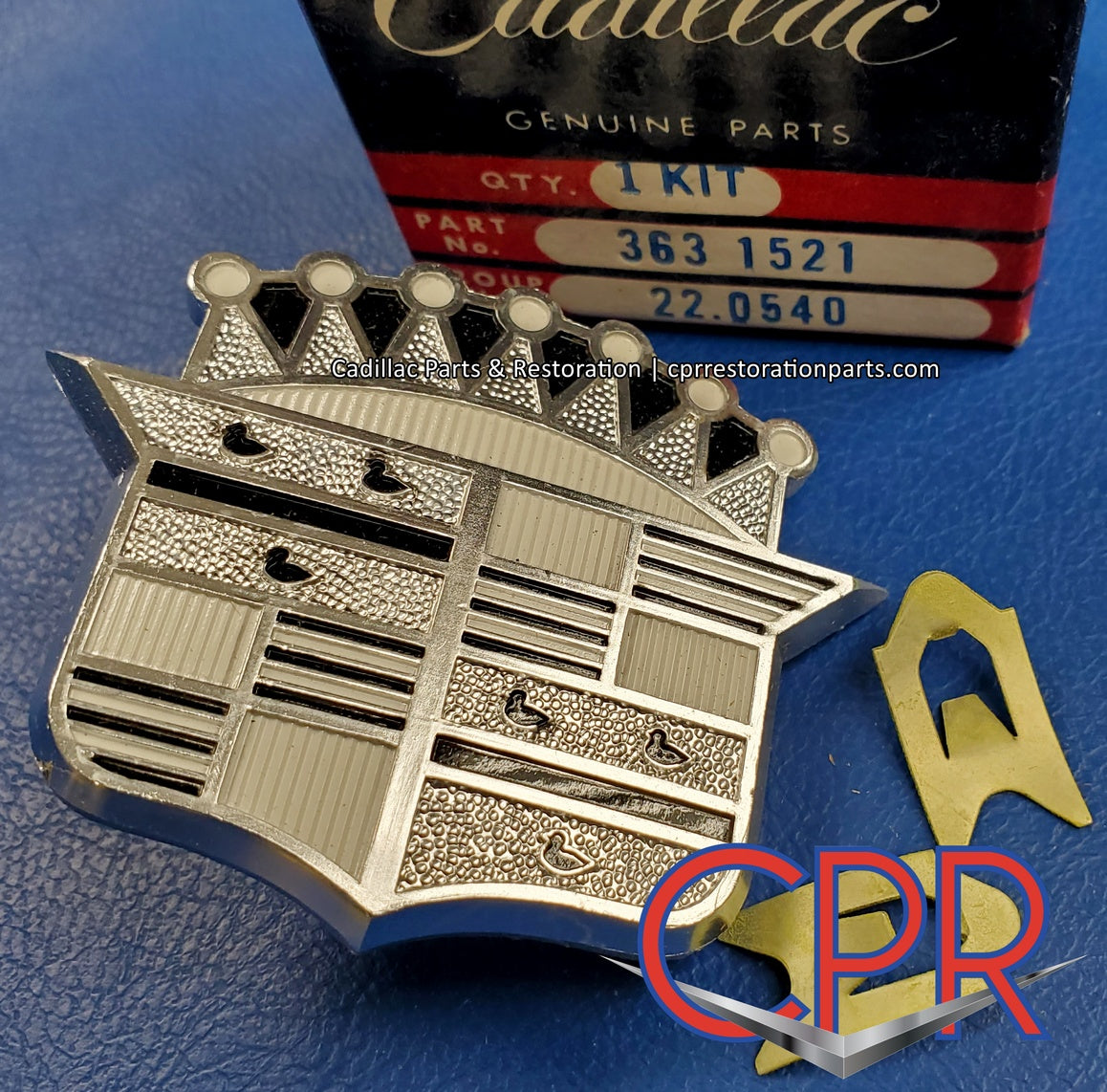 1960 1961 Cadillac Wheel Disc Medallion - NOS – CPR Cadillac