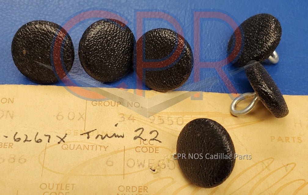 1960 Cadillac Seat Upholstery Buttons NOS CPR Cadillac Restoration