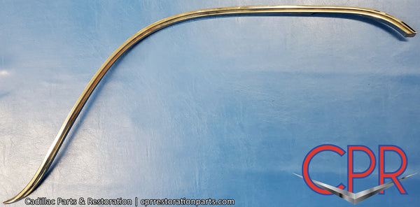1960 Cadillac Wheel Opening Molding - Restored and Polished - Right Passenger Side 