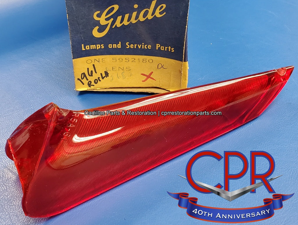 1961 Cadillac Rear Tail Lamp Lens - NOS – CPR Cadillac Restoration