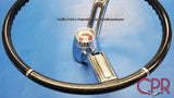 Excellent original 1961 Cadillac steering wheel - black.