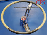 1961 Cadillac steering wheel green