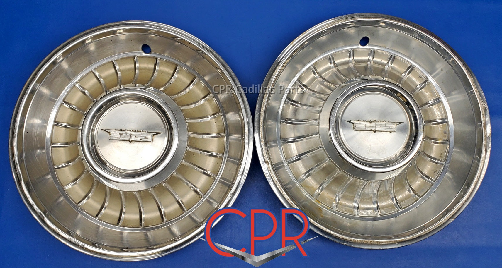 1962 Cadillac Wheel Covers Hub Caps (B2) CPR Cadillac Restoration Parts