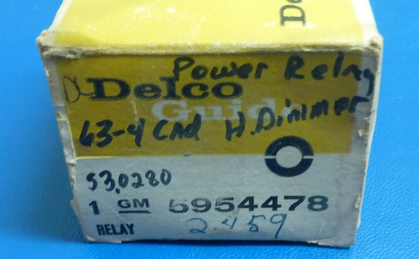 1963 1964 1965 Cadillac Headlamp Dimmer Power Relay NOS CPR
